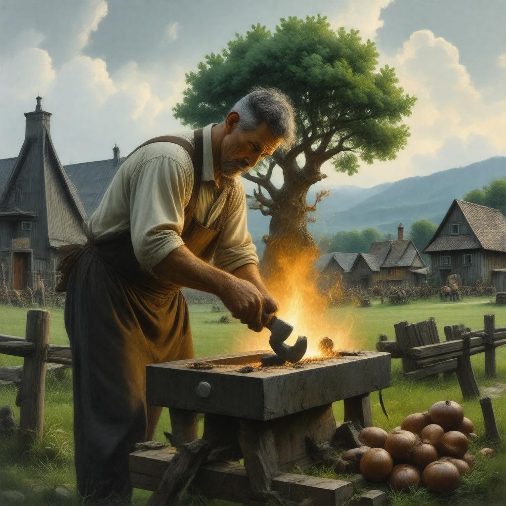 The Village Blacksmith